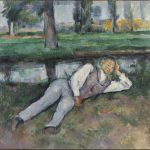 Paul Cézanne: Garçon couché (1890)