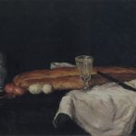 Paul Cézanne: Le pain et les oeufs (1865)