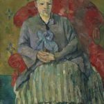 Paul Cézanne: Madame Cézanne à la jupe rayée (1877 körül)