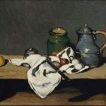Paul Cézanne: Pot vert et bouilloire d'étain (1867–69)